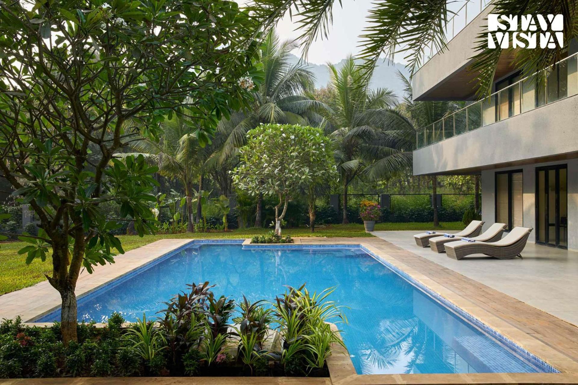 Reflection House by Stayvista: Poolside Retreat with Terrace Bar & Games Alibag Exterior photo